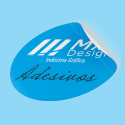 Adesivos com tamanho personalizados